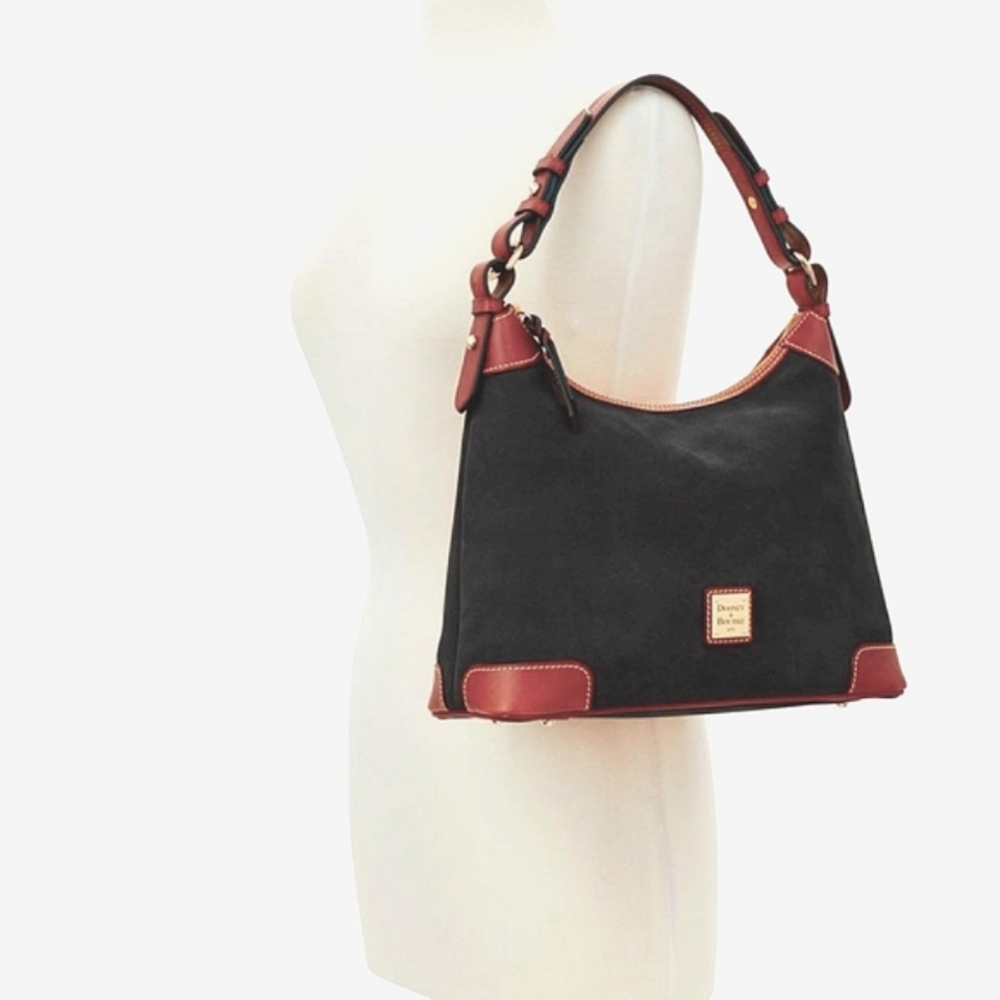 Dooney & Bourke Suede Hobo Handbag Limited Edition - Picture 3 of 12